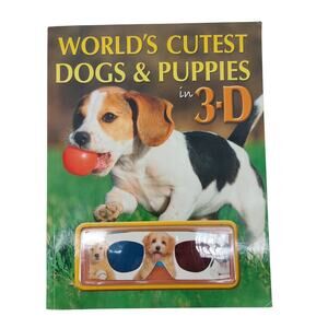 World's Cutest Dogs & Puppies in 3D Book Glasses Pets Kids